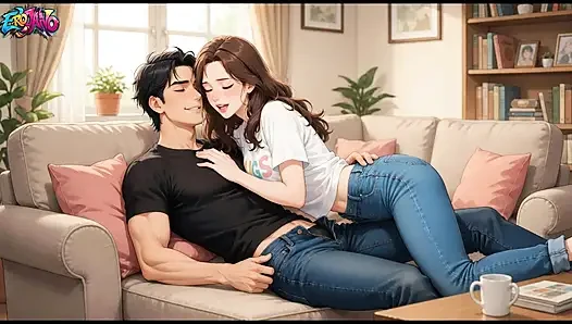I Fucked My Girlfriend's Stepsister (19) While She Was Watching Hentai Anime