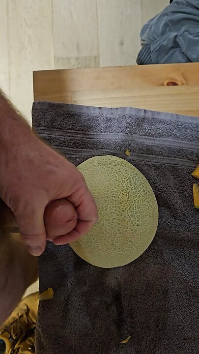 Fucking a melon