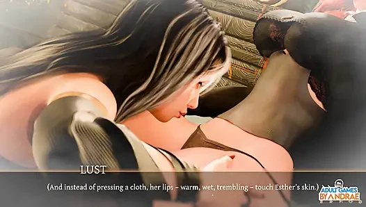 Sisters in Sin Gameplay Part 19 – Helga Caught Fingering in Front of the Altar