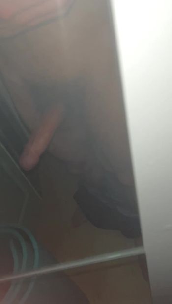 Throbbing uncut Dick of young horny teen loves to dance