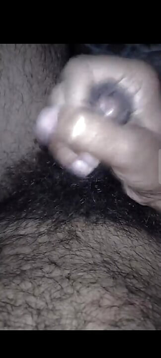 Hard-core college student jerking off precum show