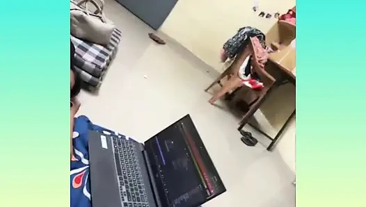 18 Year Old Indian Hot Girl Fucking with Boyfriend with Hindi Talking Missionory and Doggy Style
