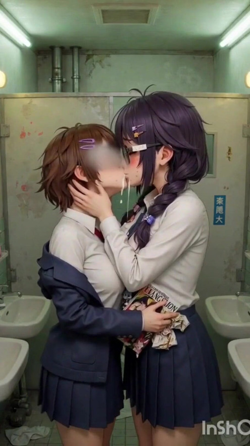 Schoolgirl Kissing Cosplay Anime compilation | Clip 1