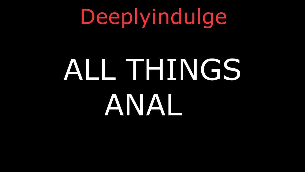 todas as coisas ANAL DESTRUCTION (asmr erotica) audio porn para sua destruição