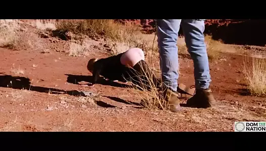 Rebel Rhyder bound for an ass whipping in the desert