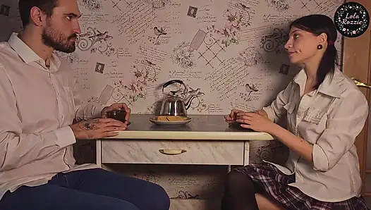 The student invited her classmate to visit but she didn't think it would end that way