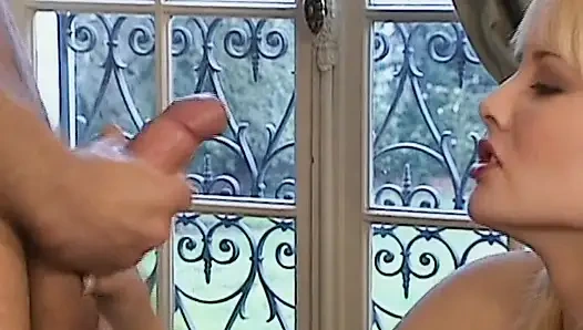 Top-class German babes riding dicks in hot anal group action