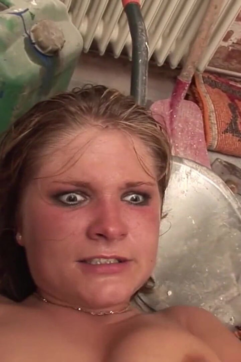 Two horny guys are roughly fucking this lady
