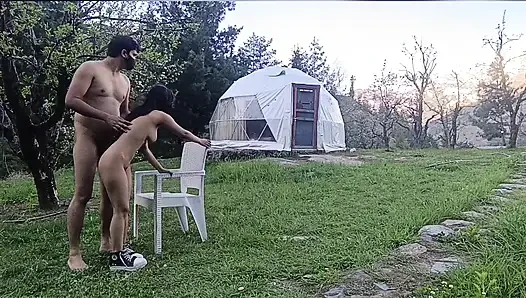 Секс на улице с Miss Mahi