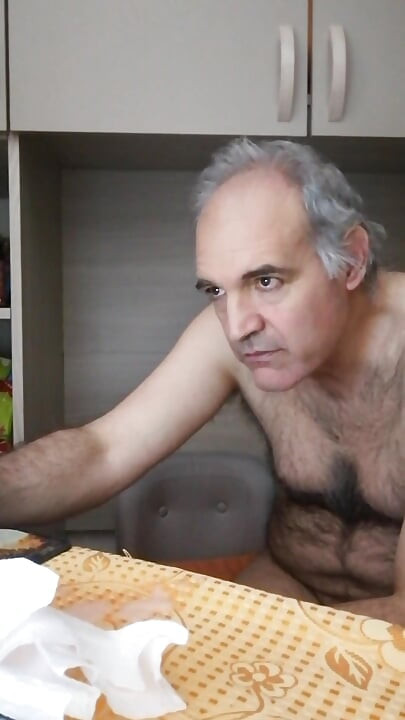 A Long, Hot Jet of Cum Shoots Out of My Hard Cock