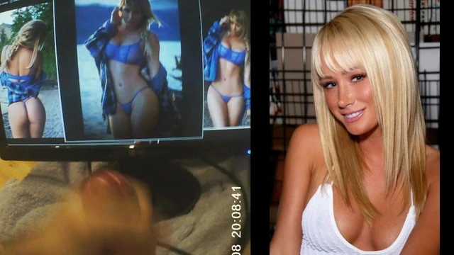 Jerk off and cum to Sara Jean Underwood (cum tribute)