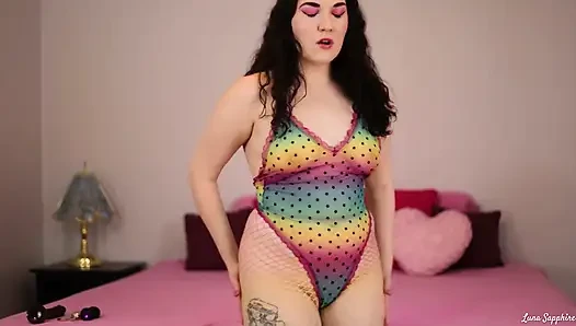 Instruksi anal pelacur pantat dan femdom strap-on pov