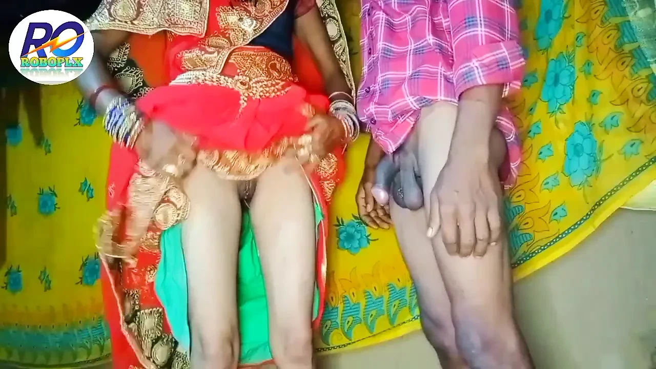 印度村庄红色纱丽我Jabardast Ghori Satale Me Chudai Karvachauth 第2集