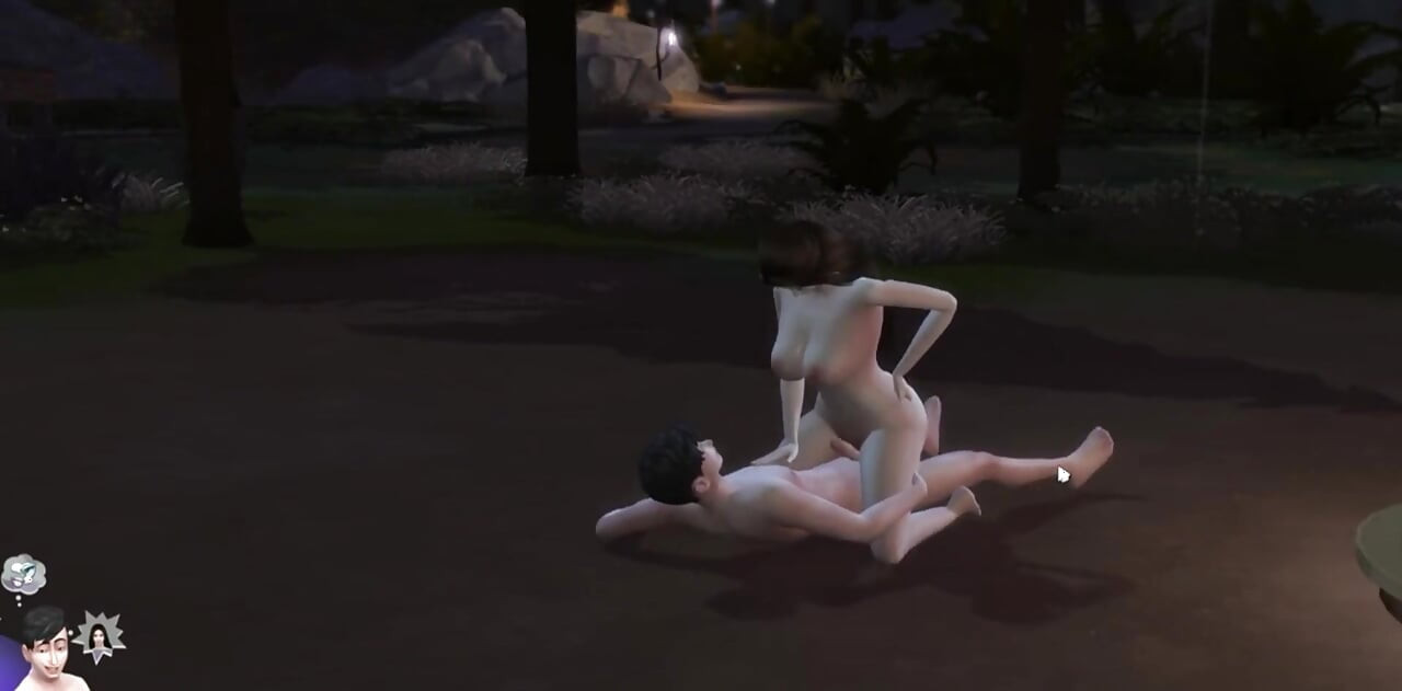Γαμήσι στο δάσος με ένα καυτό κορίτσι Sims 4