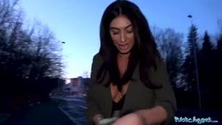 Public Agent Cheating big boobs Brit deepthroats thick cock