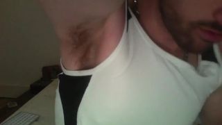 guy with hot hairy pits