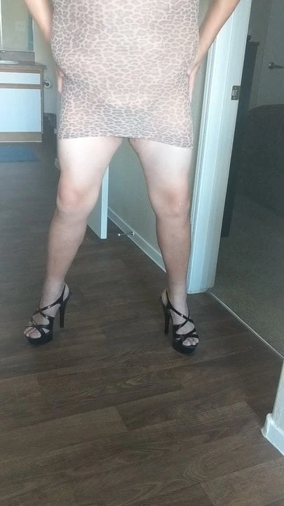 Alexis Heels in Tight Mini