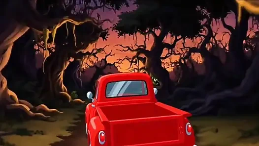 Öğrenci kız kampta seks yapıyor. Cartoon Horror Parody