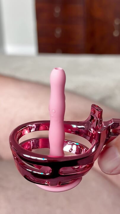 First attempt to put in the urethra tip and cage