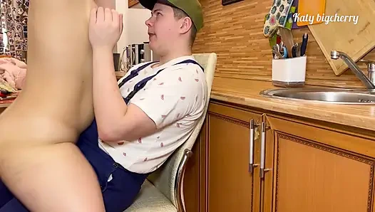 Called The Plumber To Fix My Sink, He Fucked My Ass Instead