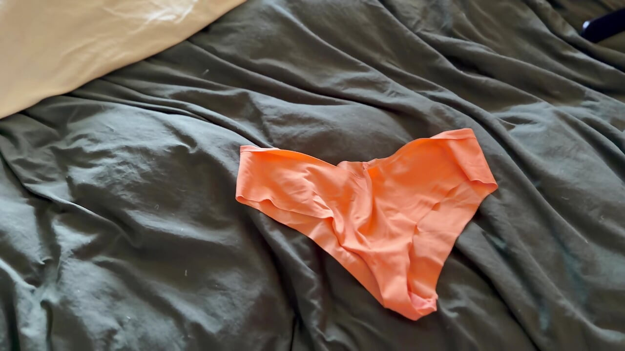 Step-niece left her panties at my place fun cum