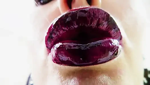 Vinylgloss lippenstift-bisse