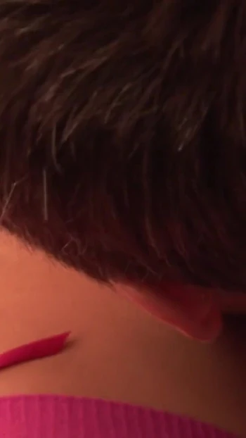 Captivating moment from "Sex shop assistant babe tries on condoms on a horny client"