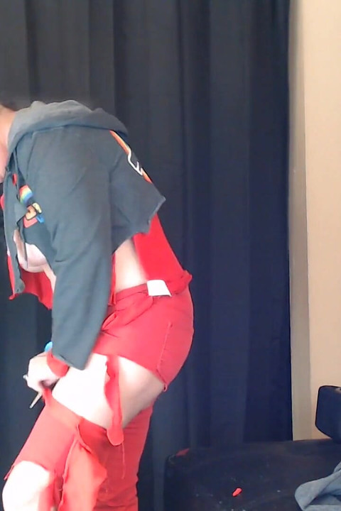 Red Jean and Pride Jacket Destruction