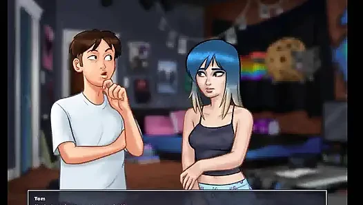 Cerita musim panas: tolong jangan bilang siapa-siapa kalau kamu mergokin aku lagi masturbasi ep 125