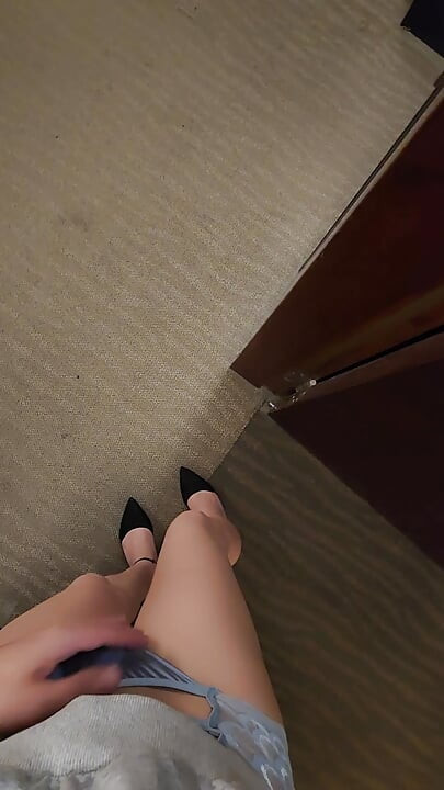I Left the Door Open so Everyone Could See I Was Masturbating with a Dildo
