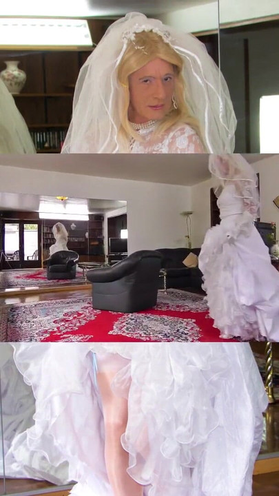 Unforgettable moment from "Wanking Bride With Fotoshooting And Cumshot"