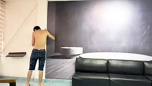 I WAS CLEANING MY HOUSE WHEN MY LATIN STEP-SISTER CAME OVER TO HAVE SEX WITH ME