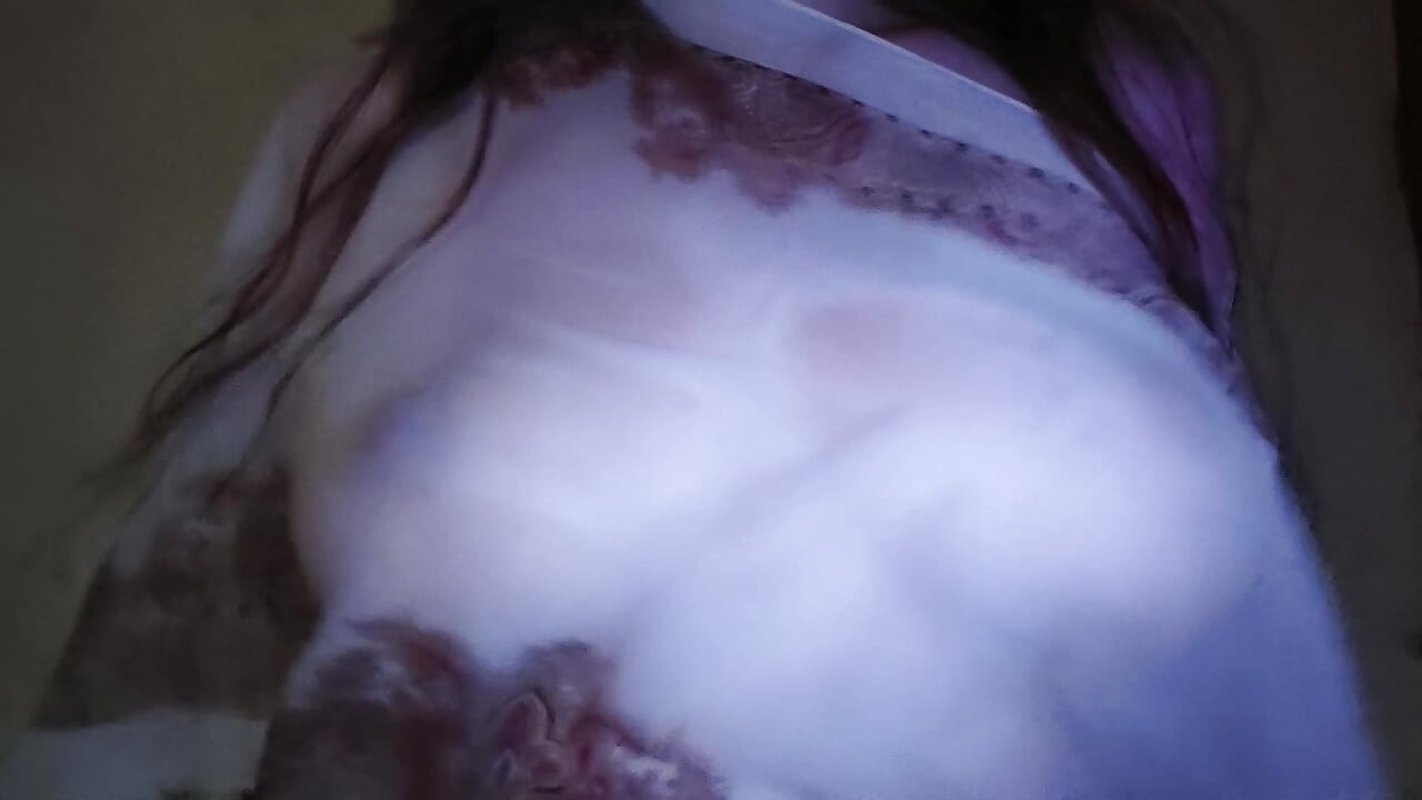 Oiled titties massage with riding session