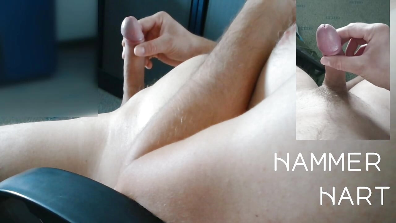 Wanking & Cumming - View From Behind
