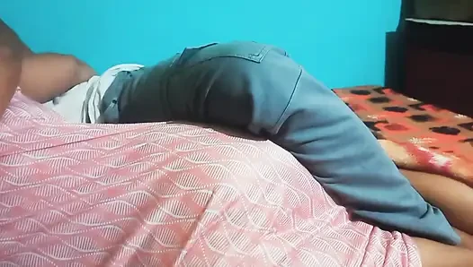 Indian Bhabhi Having Romance with Her Boyfriend