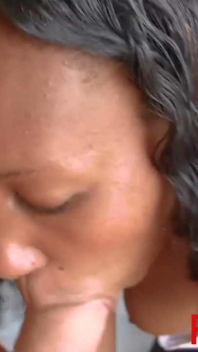 My African co-worker wants to deepthroat my big cock | Clip 1
