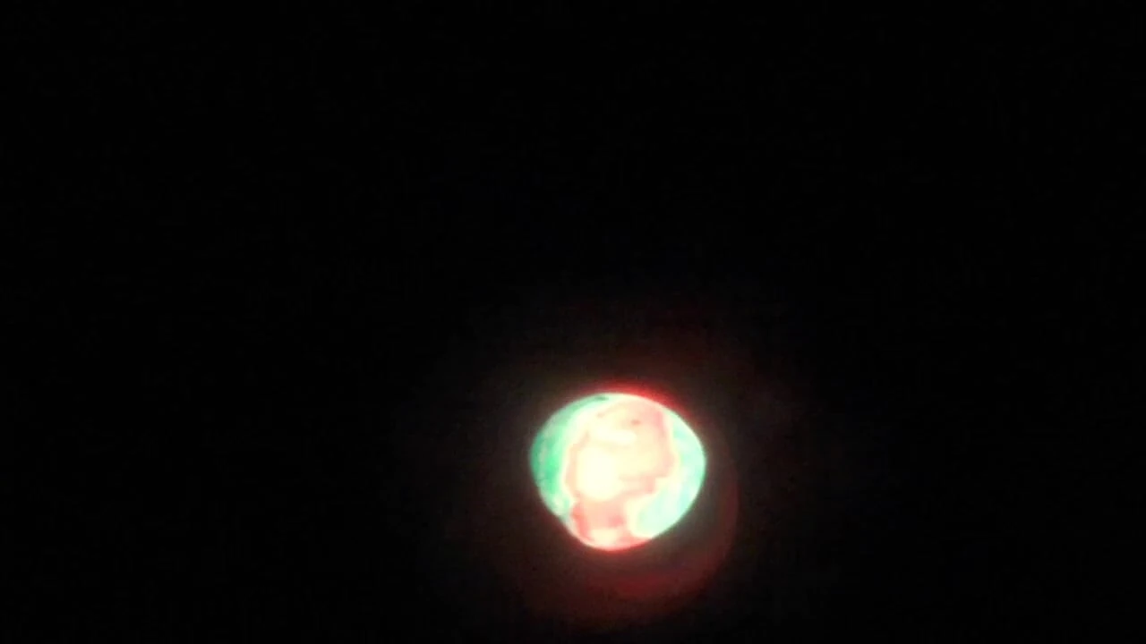 Light emitting ball in foreskin