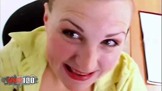 Eva ross europäische blonde hr übernimmt die kontrolle - blowjob abspritzen, hardcore