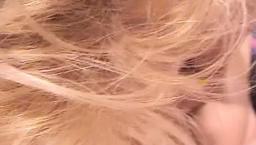 Blonde Slut Showing She Can Suck Big Rod
