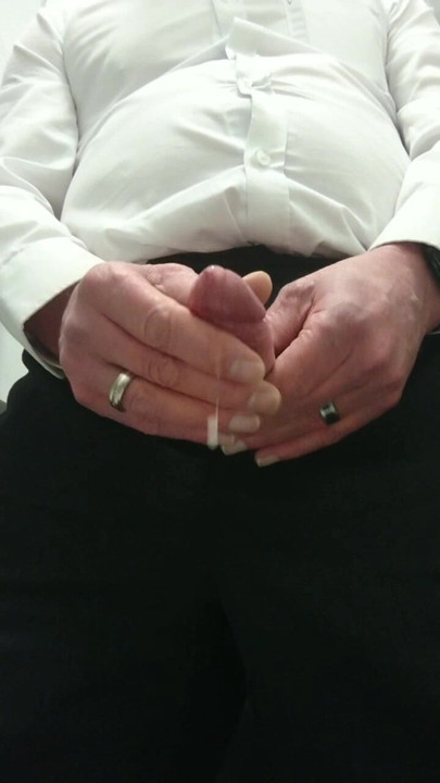 Grandpa cums