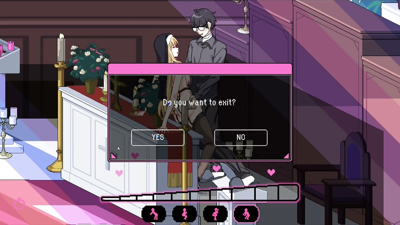 Hentai-spill - Kirke Hentai Sexscener 3 (Rika Den Frække Nonneheltinnen) - Sensuren