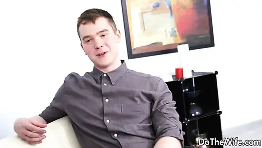 Dark Haired Wife Nicolette Noir Takes a BBC Up Her Ass