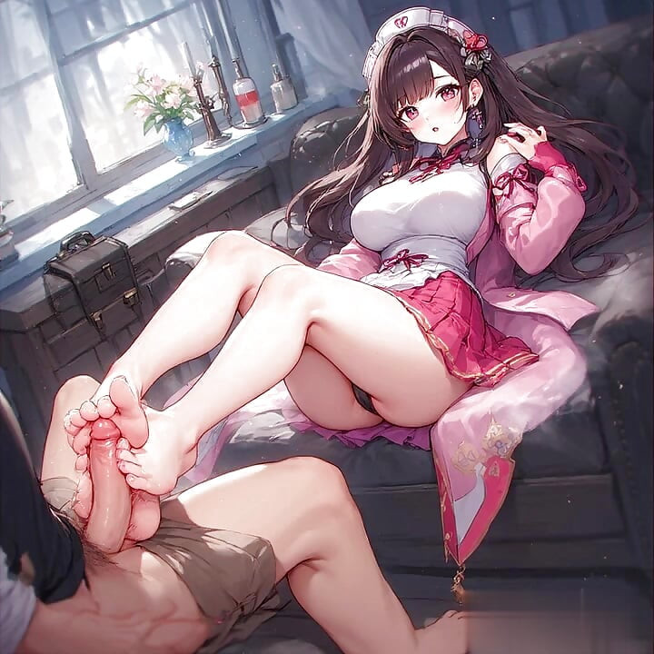 Разгледайте най-доброто слайдшоу на хентай момиче с крака: Колекция, която трябва да видите