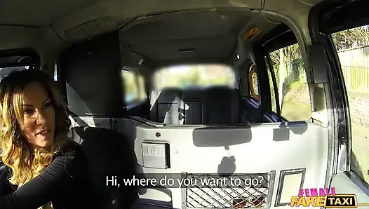 Female Fake Taxi - Fake Taxi Driver Trades a Car Window Flash for a Backseat Pussy Pounding