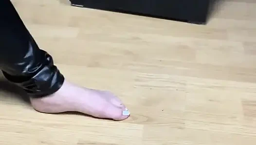 He Takes His Meal Thanks to My Feet...