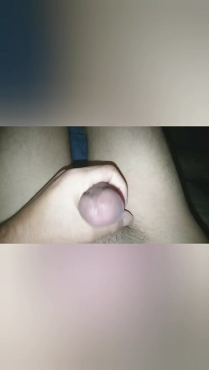 Hot jerking alone at home