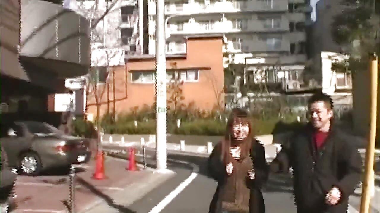 Mature Asian Couple Enjoys Risky Public Breast Play