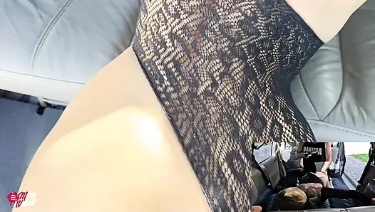 Blonde Nylon Slut Gets Her Ass Fucked While Tied up!!