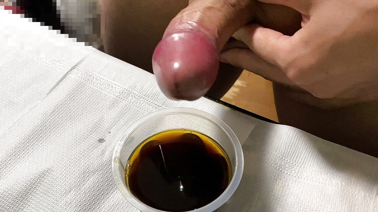 Eat coffee jelly with two servings of homemade milk
