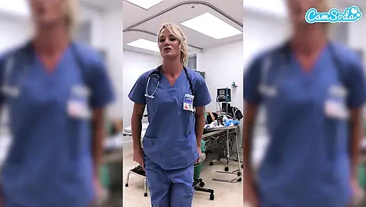 Fit MILF Nurse Gets Fired for Masturbating in the Hospital